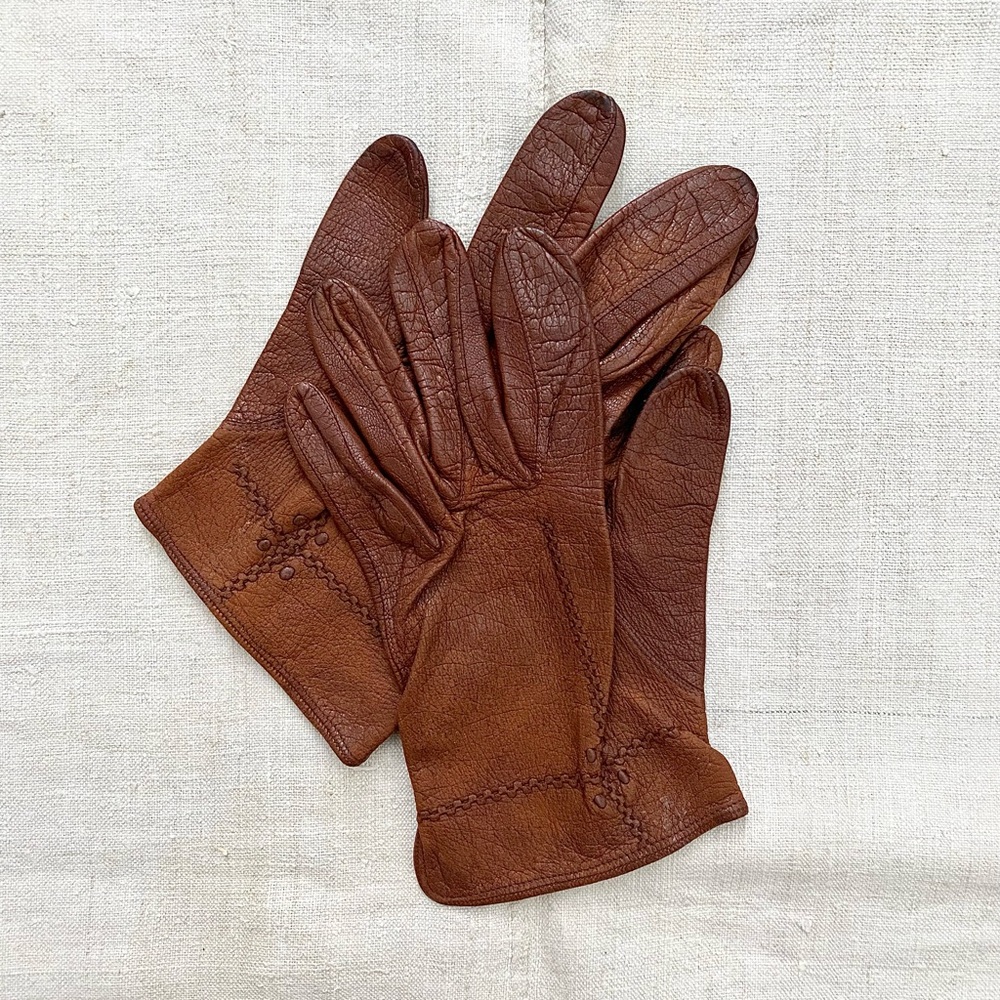 ANTQ Genuine Leather Driving Gloves